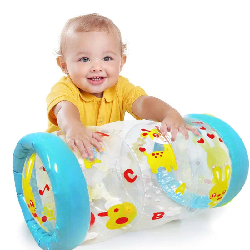 Aufblasbare Krabbelrolle Baby Spielzeug Entwicklung Säugling Rassel Mobiles Spielzeug Spiele Neugeborenen Auto Spielzeug Baby Spielzeug 0 12 Monate
