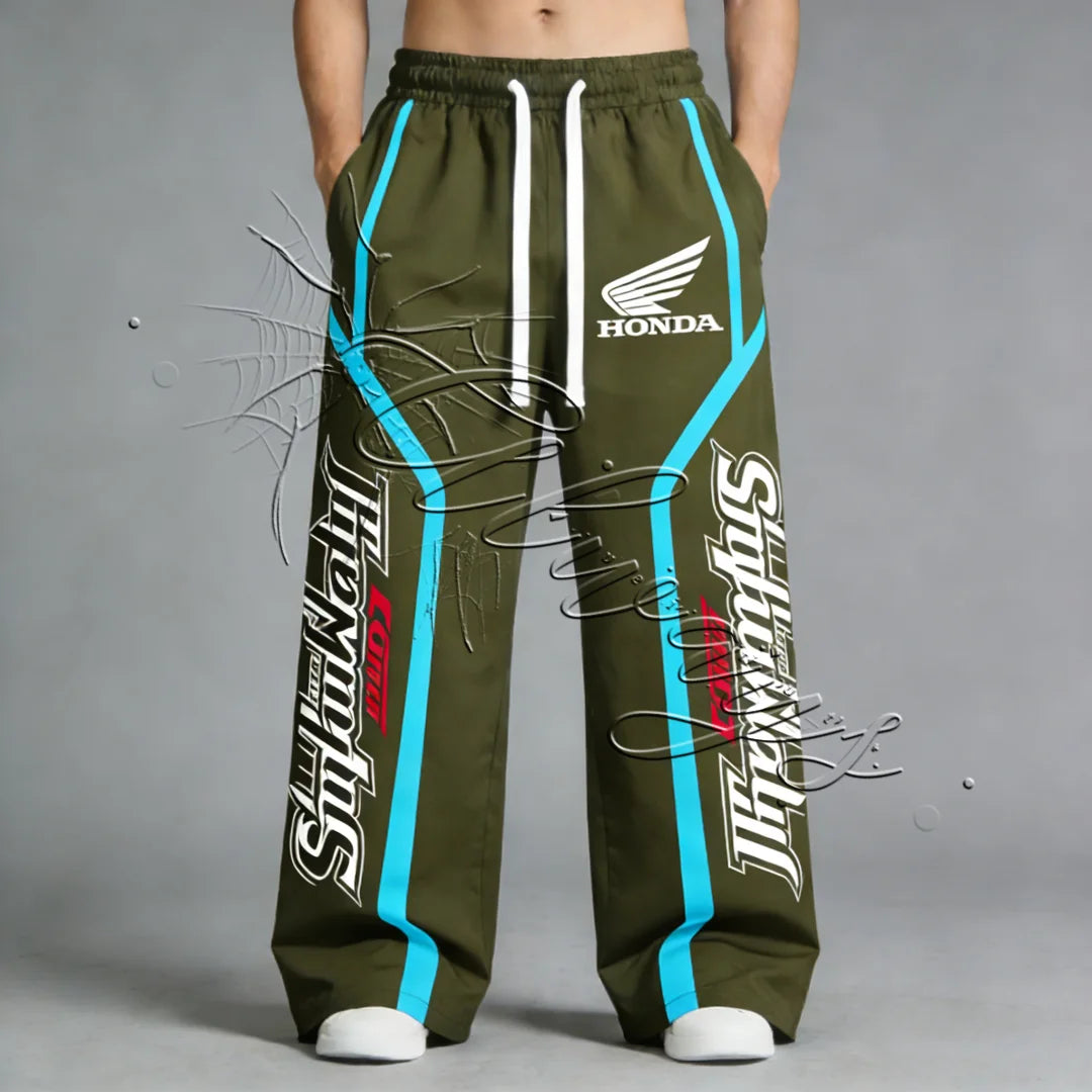 2026 Best-selling New Honda Racing Outdoor Sports Cycling Pants for Men MOTO Off-road Enthusiasts Fashionable Fitness Pants