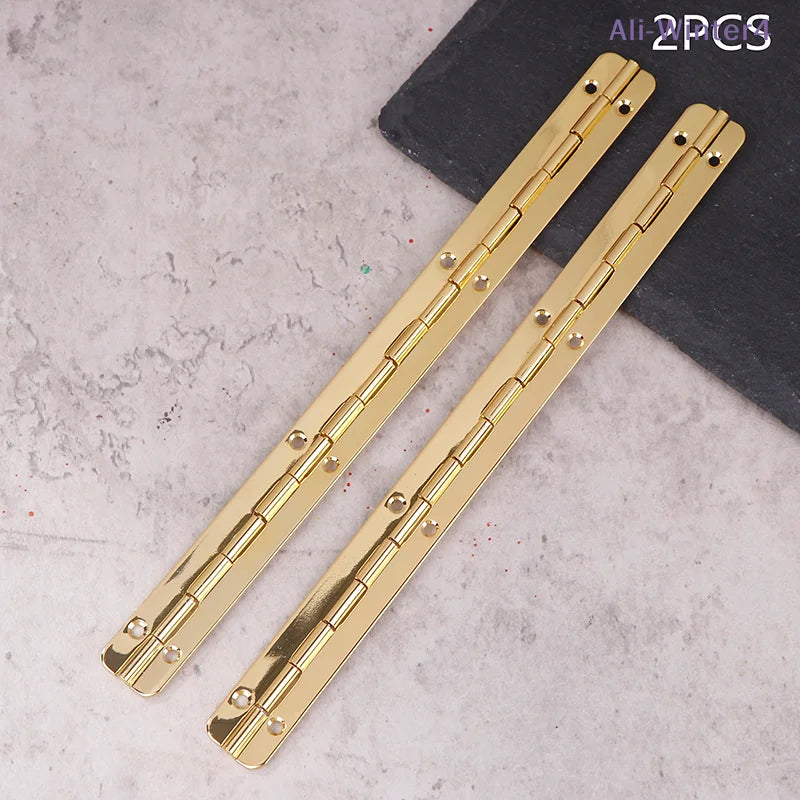 【Winter4】2 Pcs Hinge Hinges For Crafts Heavy Duty Piano Cabinet Box Long Window Iron Furniture Door And Window Hinge Long Hinge