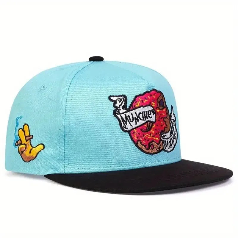 Unisex Donut Stickerei Hip-Hop Mützen Outdoor Verstellbare Freizeit Baseball Caps Sonnenhut