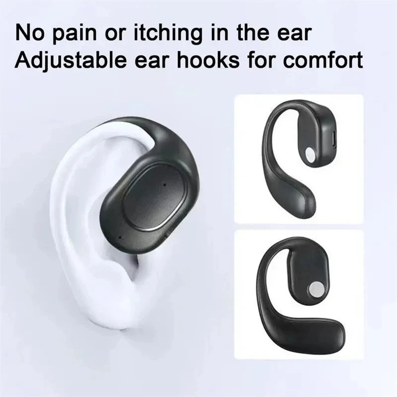 Kabellose Kopfhörer Bluetooth-Headset mit Mikrofon Knochenleitung Freisprech-Kopfhörer mit Geräuschunterdrückung zum Autofahren Audifonos