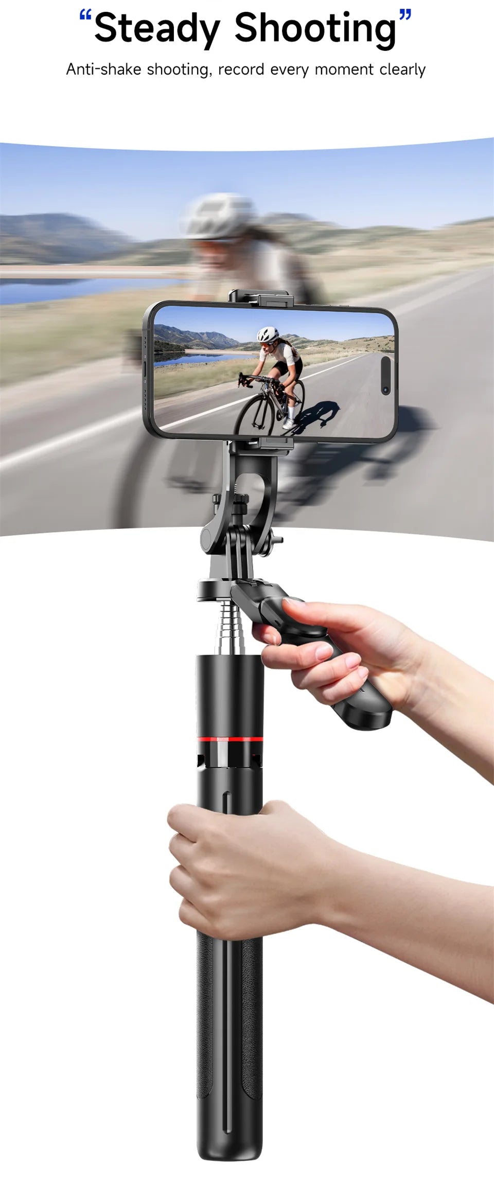 FGCLSY Telescopic Selfie Stick Tripod Monopod Stand Mobile Phone Support Wireless Gimbal Stabilizer For iPhone Android Holder