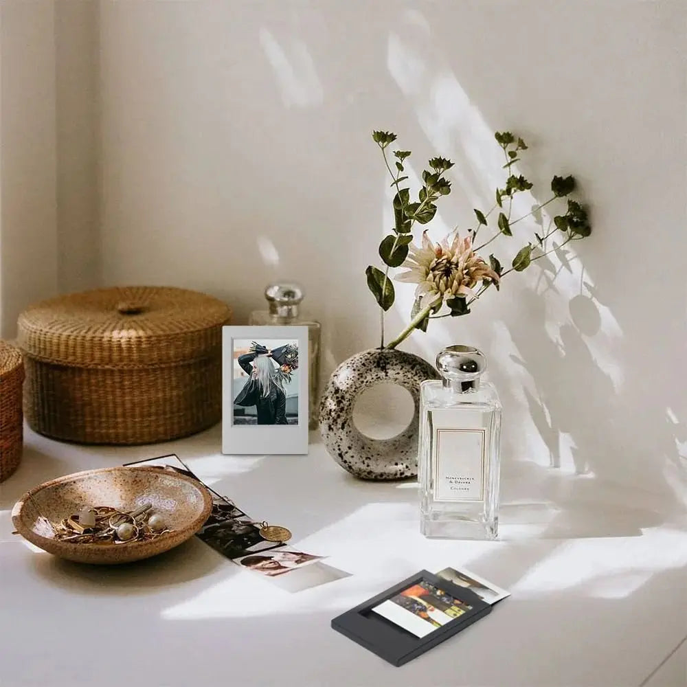 Fuji Instax mini 3 inch Photo Frame Art Photo Display Vertical Instant Film Camera Desktop Decor Colorful Picture Holder