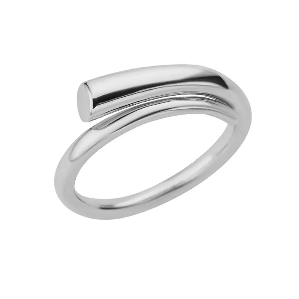 Edelstahlringe für Damen 2024 Trend Offener Goldfarbener Doppelperlenring Hochzeit Ästhetischer Schmuck Paar Geschenk anillos