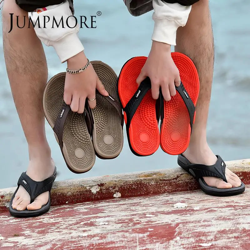 Tongs de Massage Hommes Pantoufles d'Été Sandales de Plage Confortables Hommes Chaussures Décontractées Mode Hommes Tongs Chaussures Tendance 2023