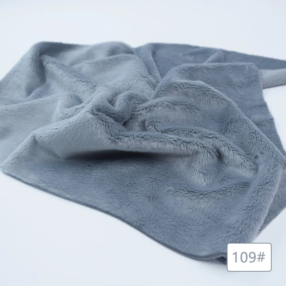 5mm plush fabric sales non elastic 45x50cm short hair plush fabric artificial fur polyester fiber DIY plush mink fabric