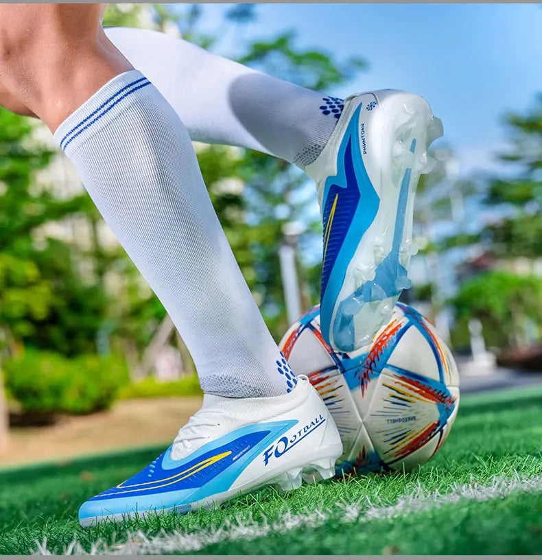 H08-1 Professionelle Herren-Fußballschuhe Training Rutschfeste Stollenschuhe TF/FG Fußballschuhe Chuteira Campo für Männer 35-45