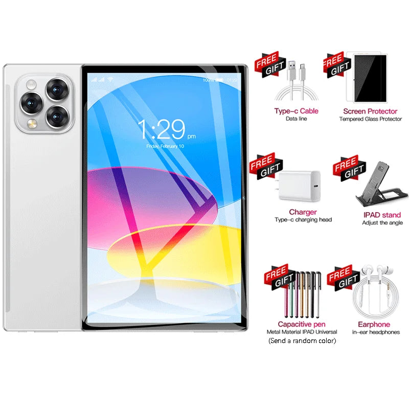 Tablette PC Originale IPad Air Pro 11 pouces Édition Globale 24 Go 2 To Android 16 4K HD 5G Double SIM Appel Vidéo WIFI Écran HD