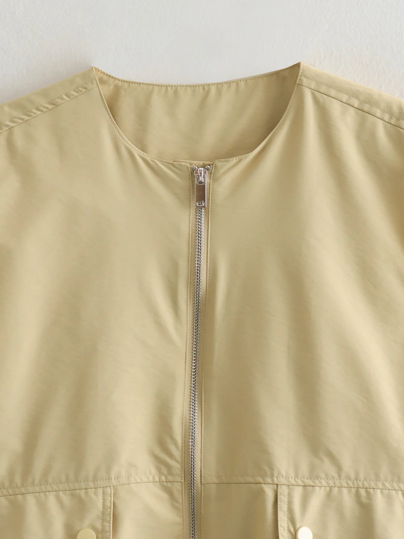 DUOPERI Damen Mode Lockere Ärmellose Weste O-Ausschnitt Weibliche Schicke Freizeit-Oberteile Tank-Top