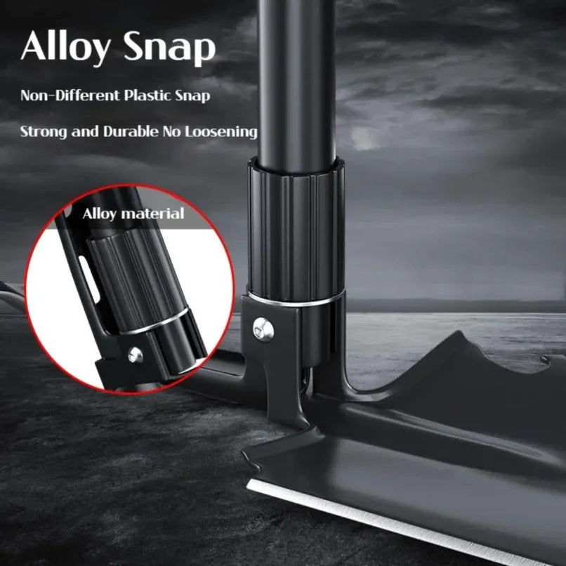 1pc Outdoor Small Foldable Camping Shovel, Multifunctional Hiking Entrenching Tool Portable Shovel