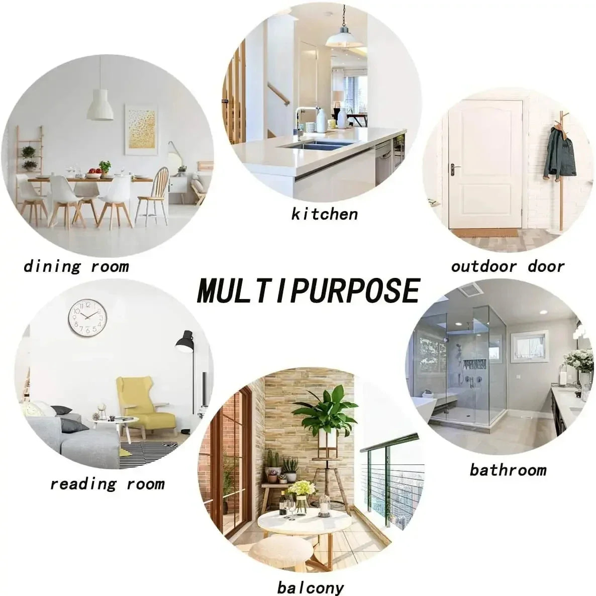 VIKAMA Creative Letter Print Rug, Non-Slip Machine-Washable Kitchen Mat, Suitable For Living Room And Bedroom Entrances