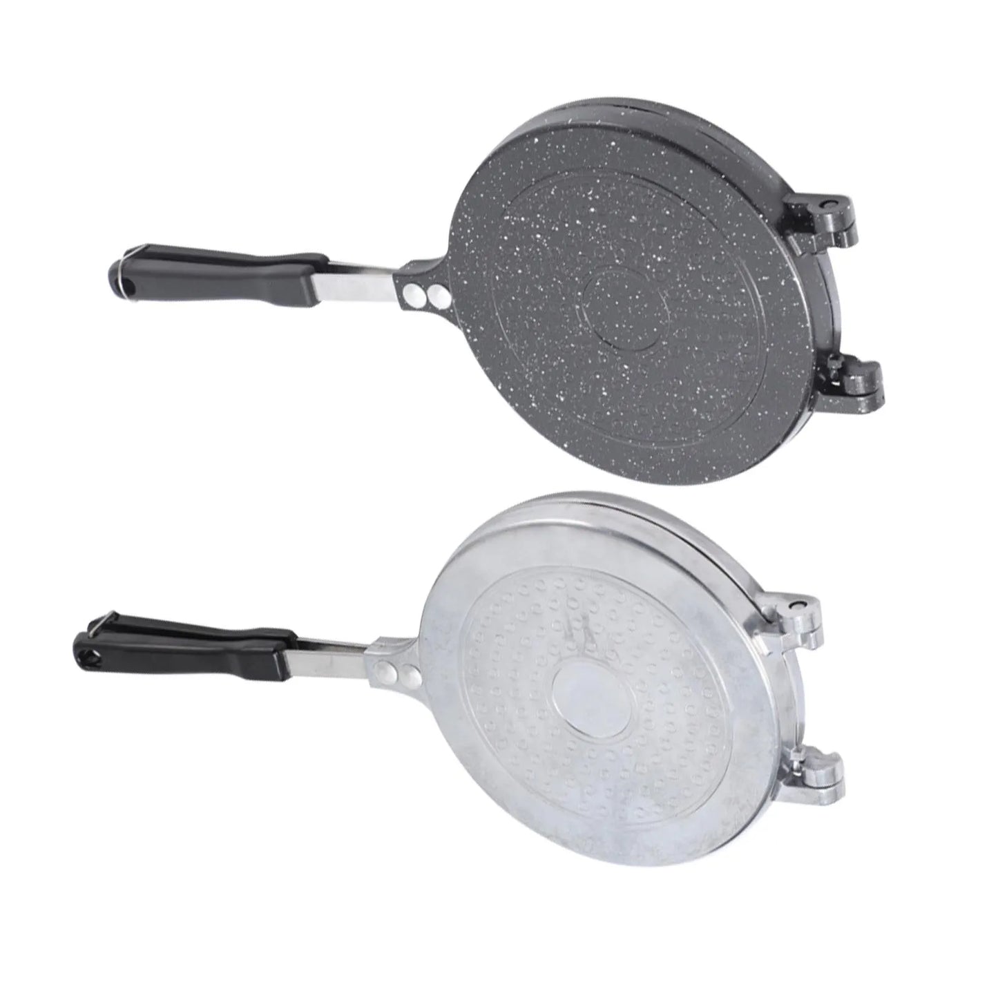 Double Sided Frying Pan Aluminum Alloy Nonstick Pancake Pan Sandwich Baking Pan Maker For Kitchen Omelets Pancakes Breakfast