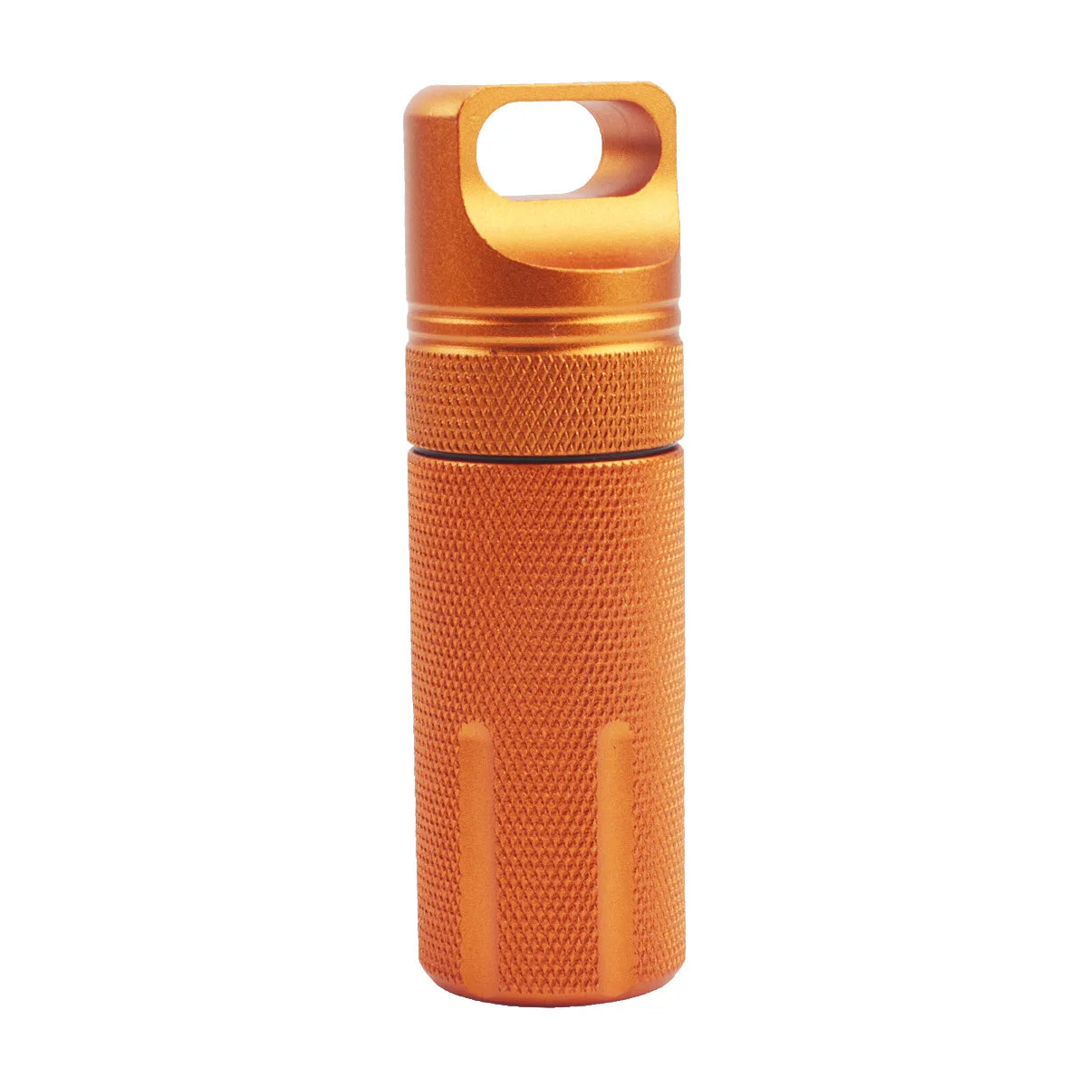 Pilulier Portable en Alliage d'Aluminium Étanche Boîte de Rangement Scellée Contenant de Voyage pour Petites Pilules Étui à Médicaments de Poche
