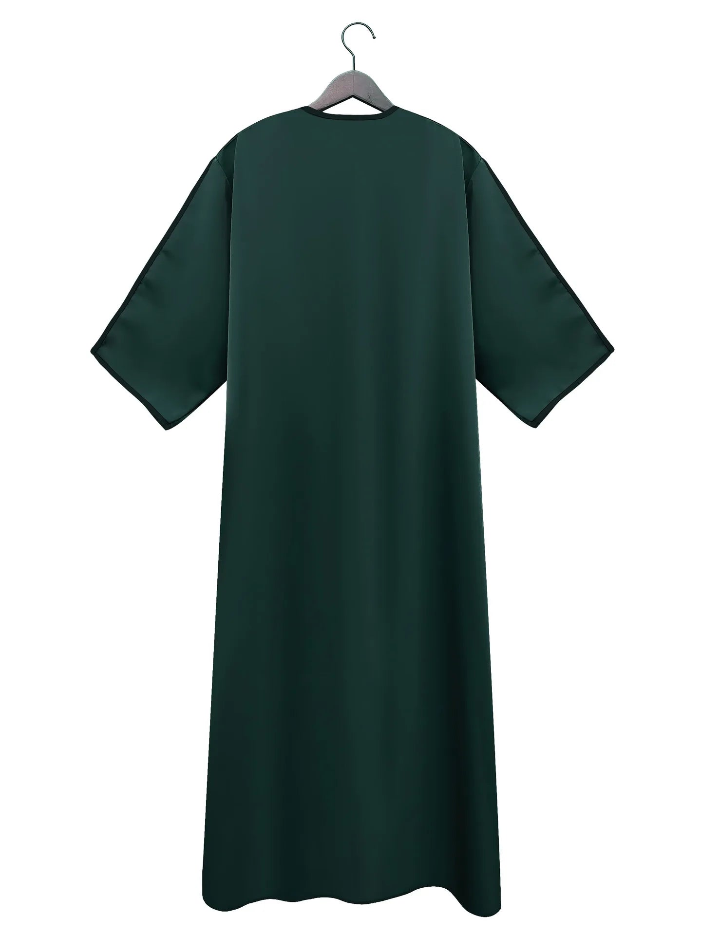Nouvelle Abaya Musulmane Homme 2026 Robe Islamique Saoudienne Caftan Longue Robe Homme Marocain Thobe Jubba Uni Décontracté Brodé Caftan