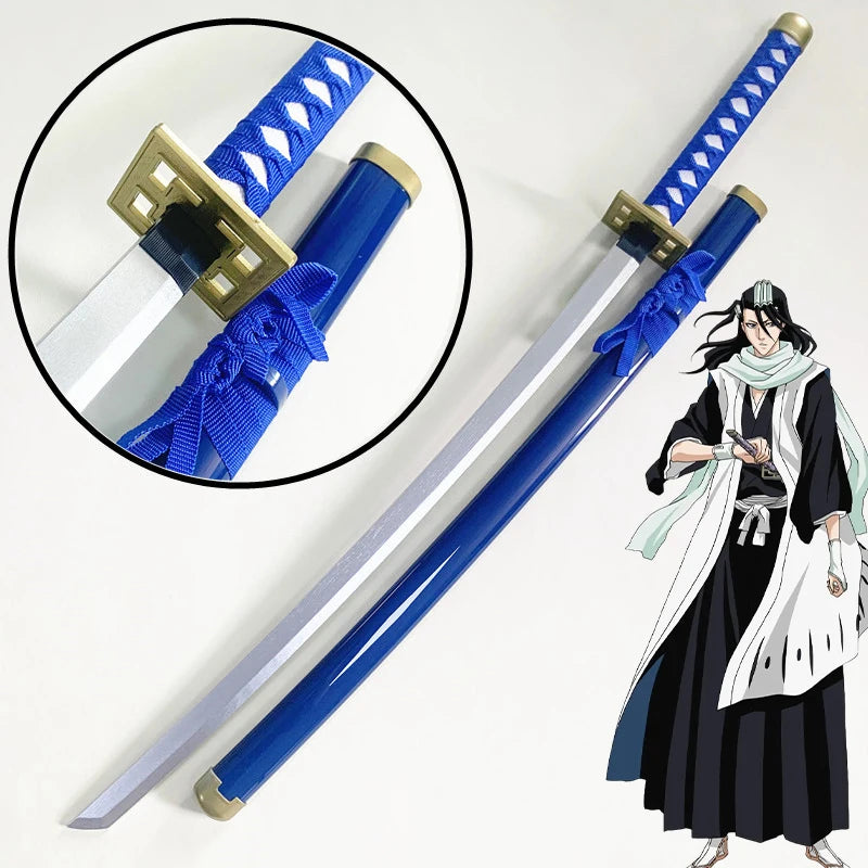 Épée Katana Anime Bleach Taille Réelle Lame en Bois Ninja Accessoire de Cosplay Anime Bleach Épée de Samouraï Japonaise Toushirou Jouet pour Enfants