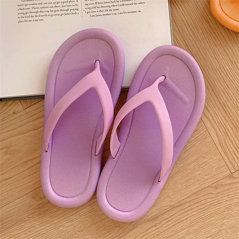 XIXITIAO Women's Flip-flops Summer Sandals for Women Fashion Soft Summer Outdoor Beach Shoes New Arch Support Recovery Slippers