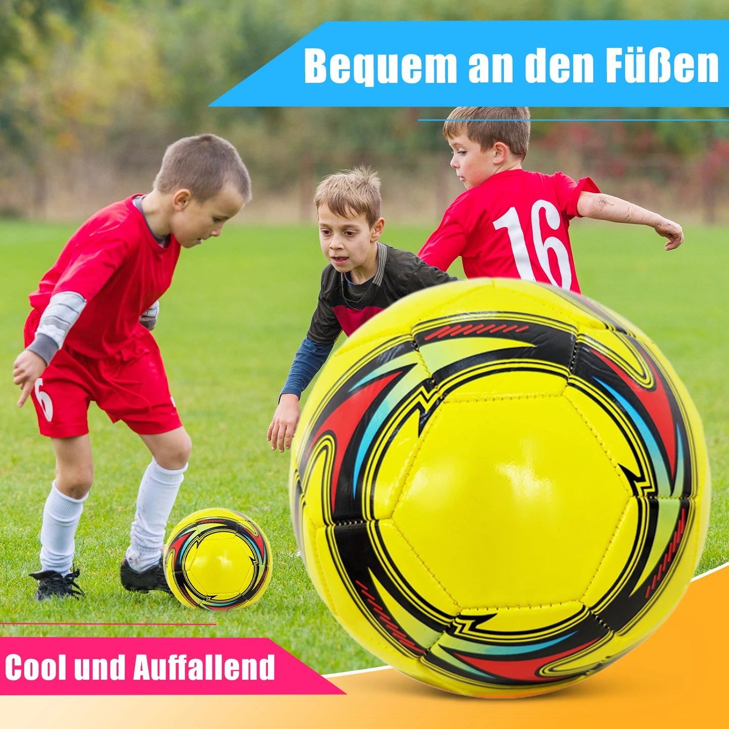 Fußball Official Size5 Maschinengenäht PVC Nahtlos Verschleißfest Rutschfest Outdoor Match Spiel Fußball Training