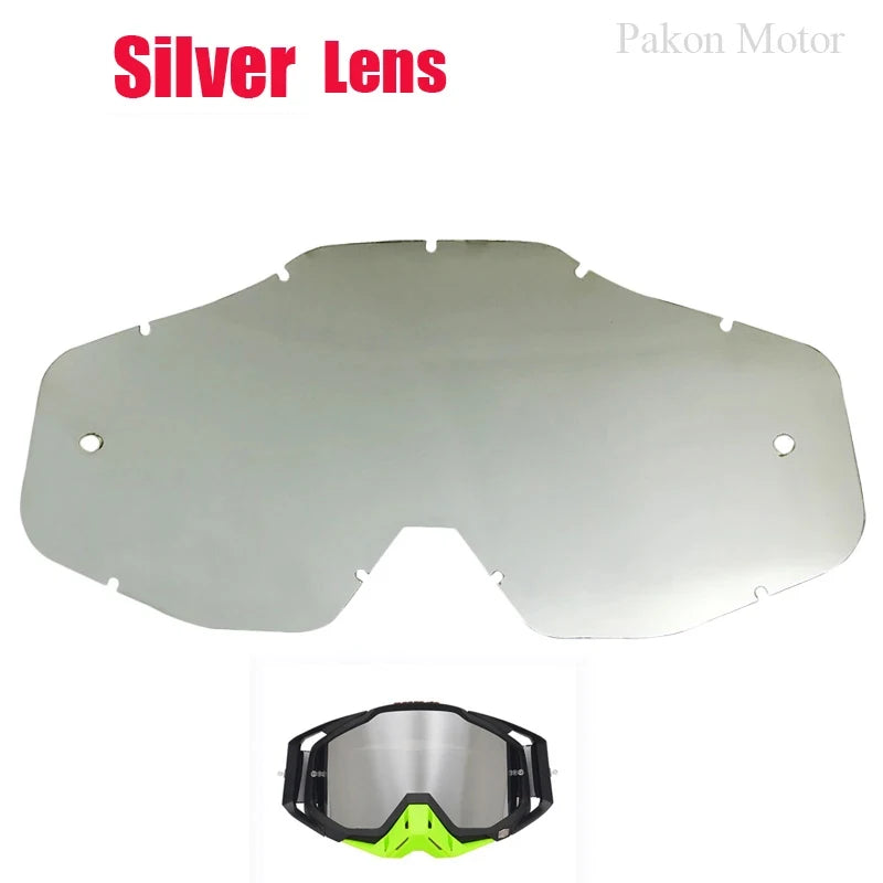 100 Masques de Motocross Lentille HD Homme Lunettes de Moto Lunettes de Protection Femme Moto MX VTT Lunettes de Soleil Accessoires Vélo Tout Terrain