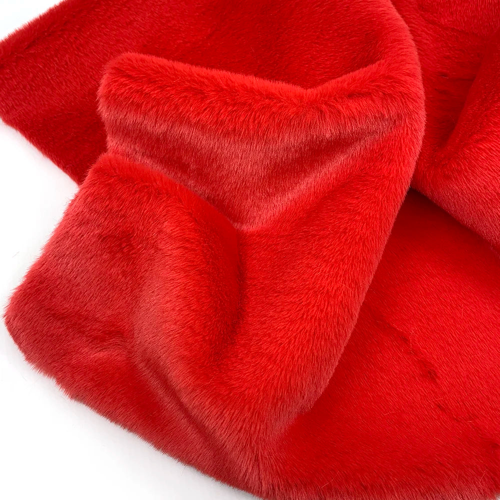 10mm Pile Length Fur Fabric Polyester Imitation Fur Fabrics Handmade DIY Encryption Thickening Fake Rabbit Hair Fur Plush Fabric