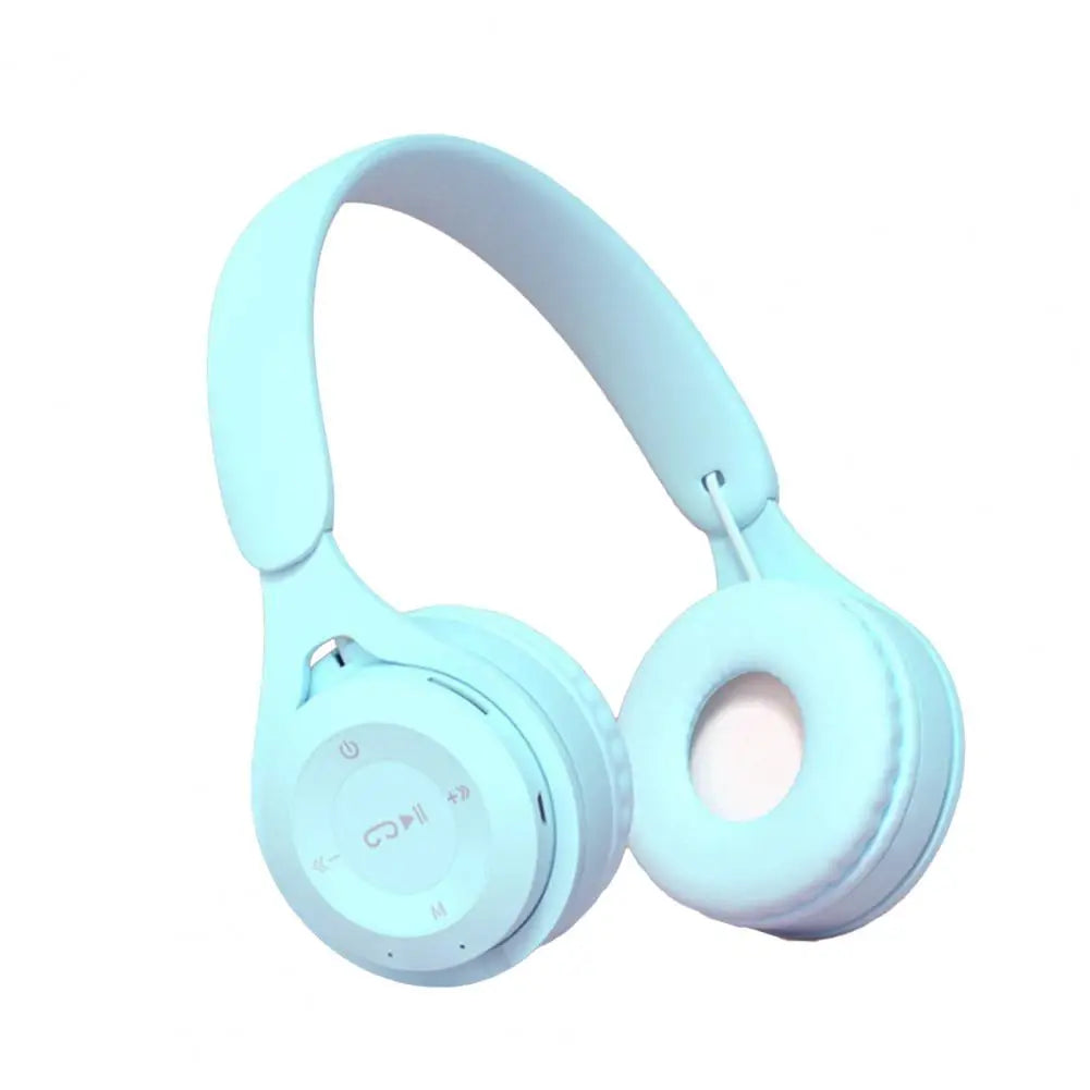Écouteurs sans fil Bluetooth pour enfants, Casques stéréo pliables, Casques de jeu supra-auriculaires pour Android iOS