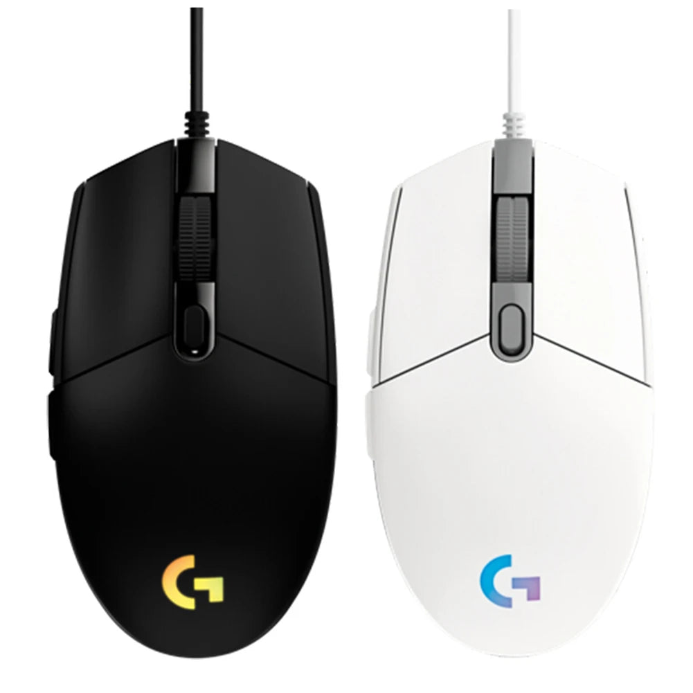Souris de jeu Logitech (G) G102 Souris RVB Conception légère 200-8000DPI Souris ergonomique de deuxième génération Souris d'ordinateur