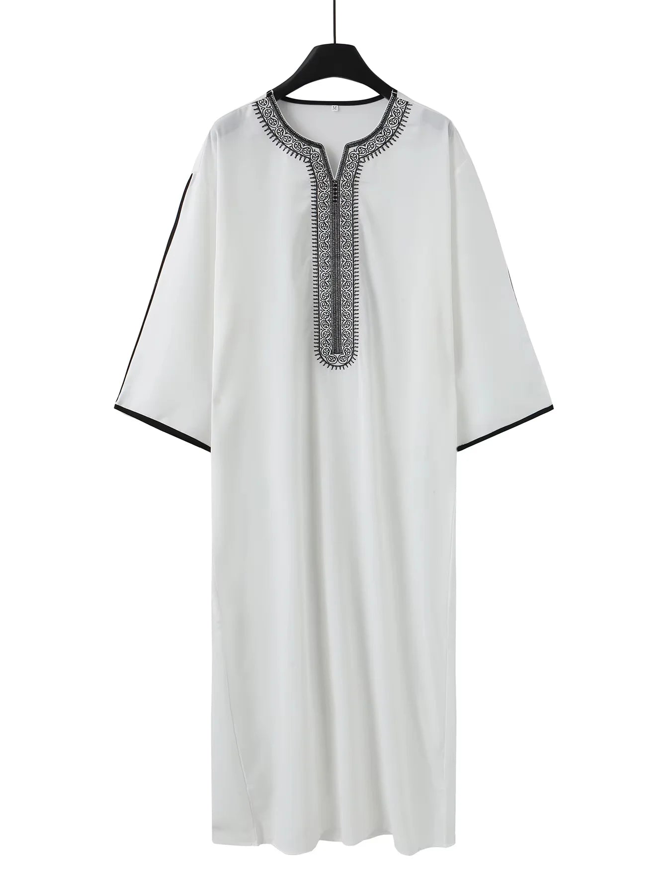 Robe homme de style ethnique marocain, tenue formelle musulmane pour l'Aïd al-Fitr, robe homme brodée de luxe, robe au design exquis
