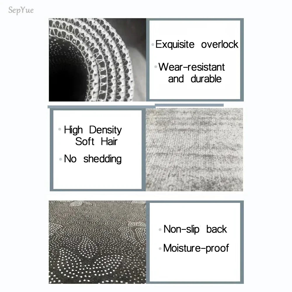 VIKAMA Kristall-Samtteppich – 2D Visuelle Illusion Endlose Höhle Kreatives Thema – Geeignet für Restaurants, Wohnzimmer, Schlafzimmer