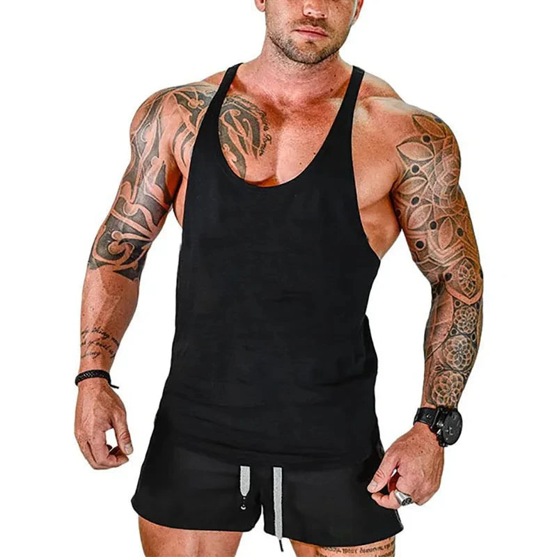 Vêtements Homme Musculation et Fitness Débardeur Stringer Homme Sportswear Vêtements T-shirt Gilet Chemise T-shirts Débardeurs d'entraînement Musculation