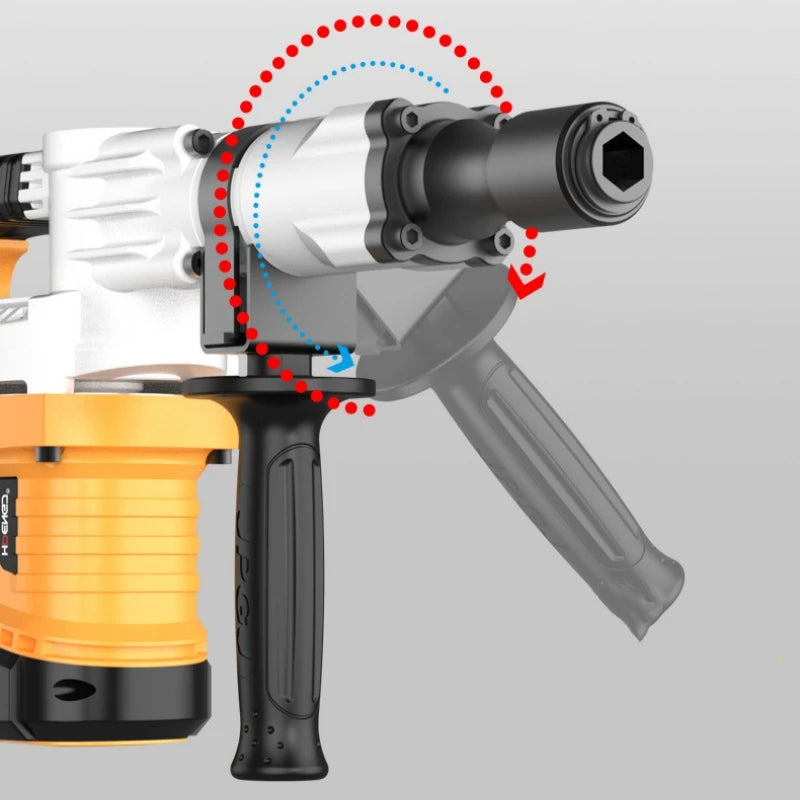 Marteau perforateur électrique 2400W multifonction – Marteau-piqueur électrique 220V – Brise-béton – Perceuse à percussion haute puissance