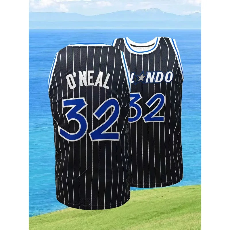 Herren Basketballtrikot Ärmelloses Sportshirt #32 Locker sitzendes Trikot für Spiele, Training, Partys Basketball-Uniform für Herren