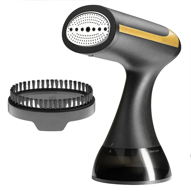 HOMEFISH Machine à repasser portable 1500W, fer à vapeur à main pour usage domestique, petite machine à repasser suspendue à sec et humide pour l'entretien des tissus