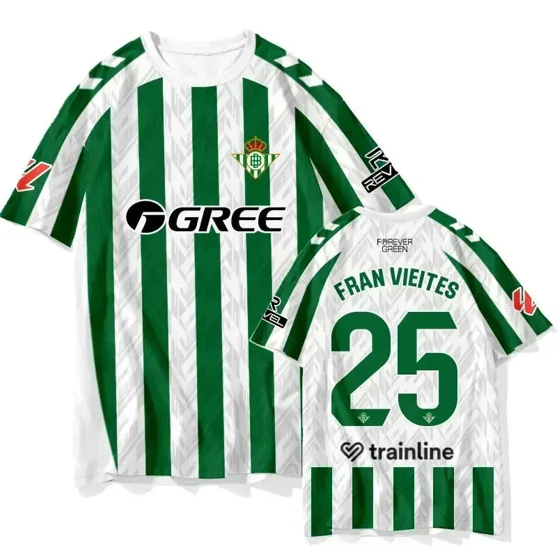 T-shirt d'entraînement de football estival, maillot de joueur de football pour adultes et enfants, vêtements de sport à séchage rapide, t-shirts Y2K décontractés, nouvelle col
