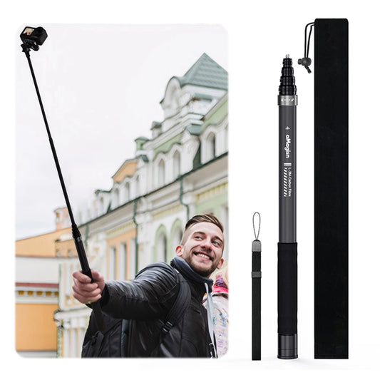 Invisible Selfie Stick Carbon Fiber Extension Pole Adjustable Hand Grip for Insta360 X5 X4 X3 for OSMO for GoPro Hero