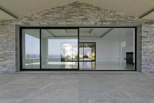 DN 2.0mm Modern Style Aluminium Heavy Duty Sliding Door with Tempered Glass Soundproof and Energy Saving Waterproof Patio Doors