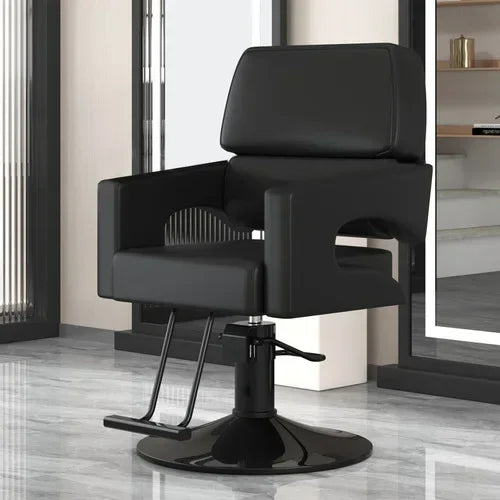 Chaise de Salon de Luxe Lifter, Protecteur en Métal, Dossier, Chaise de Barbier Pivotante, Fauteuil Confortable Nordique, Cadeira De Cabeleireiro, Mobilier de Salon