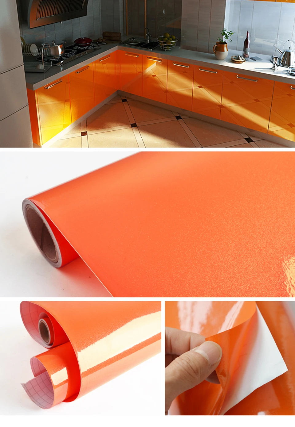 PVC Marmor Aufkleber Selbstklebende Tapete Wasserdicht Hitzebeständig Küchenarbeitsplatten Tisch Möbel Schrank Wandpapier