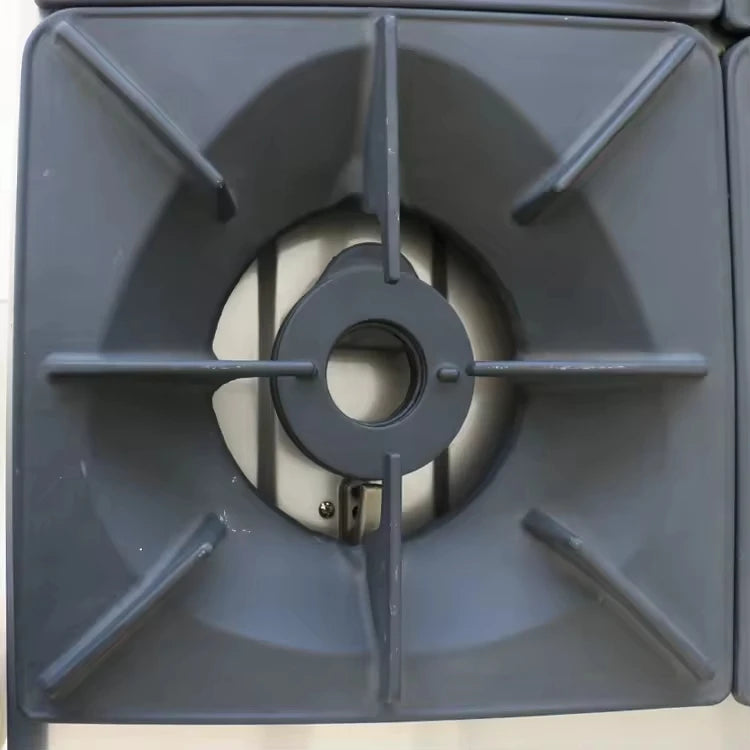 Cuisinière à gaz commerciale avec four, 4/6/8 brûleurs, en acier inoxydable pour restaurant et hôtel