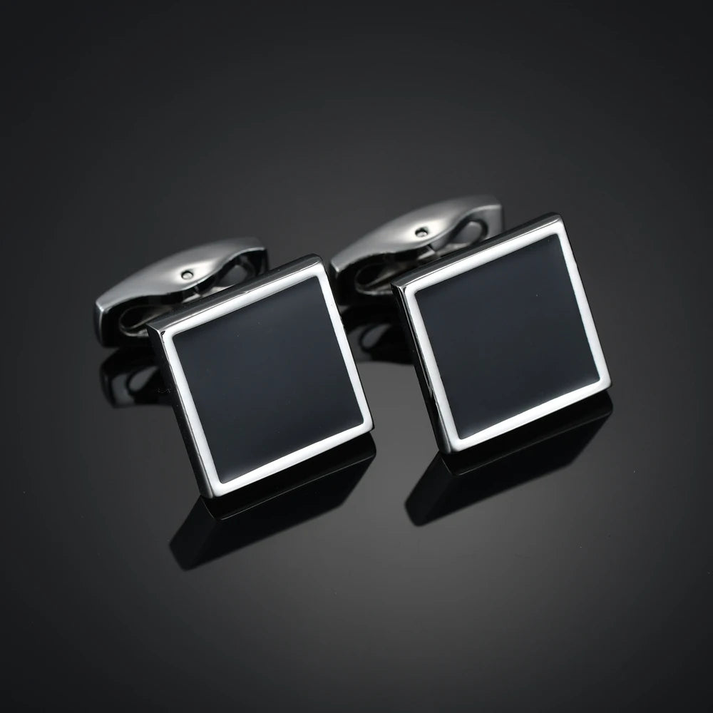 Quality Gems Craft Manschettenknöpfe Blumenmuster Golden Horse Muster Stoff Französische Ovale Hemd gemelos cuff links