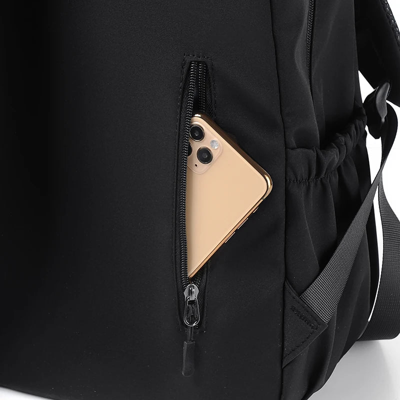 Large capacity multi-layer zipper backpack, suitable for commuting, leisure and sports travel, also an ideal student backpack.