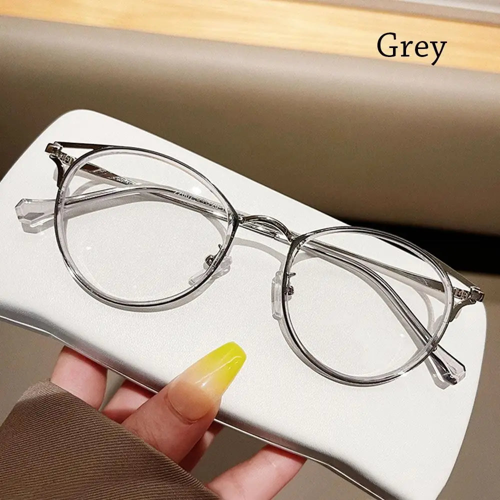 2022 Tendances Femmes Bureau Anti Lumière Bleue Lunettes d'ordinateur Surdimensionnées Œil de Chat Femme Bloqueur de Lumière Bleue Grandes Lunettes Monture en Alliage