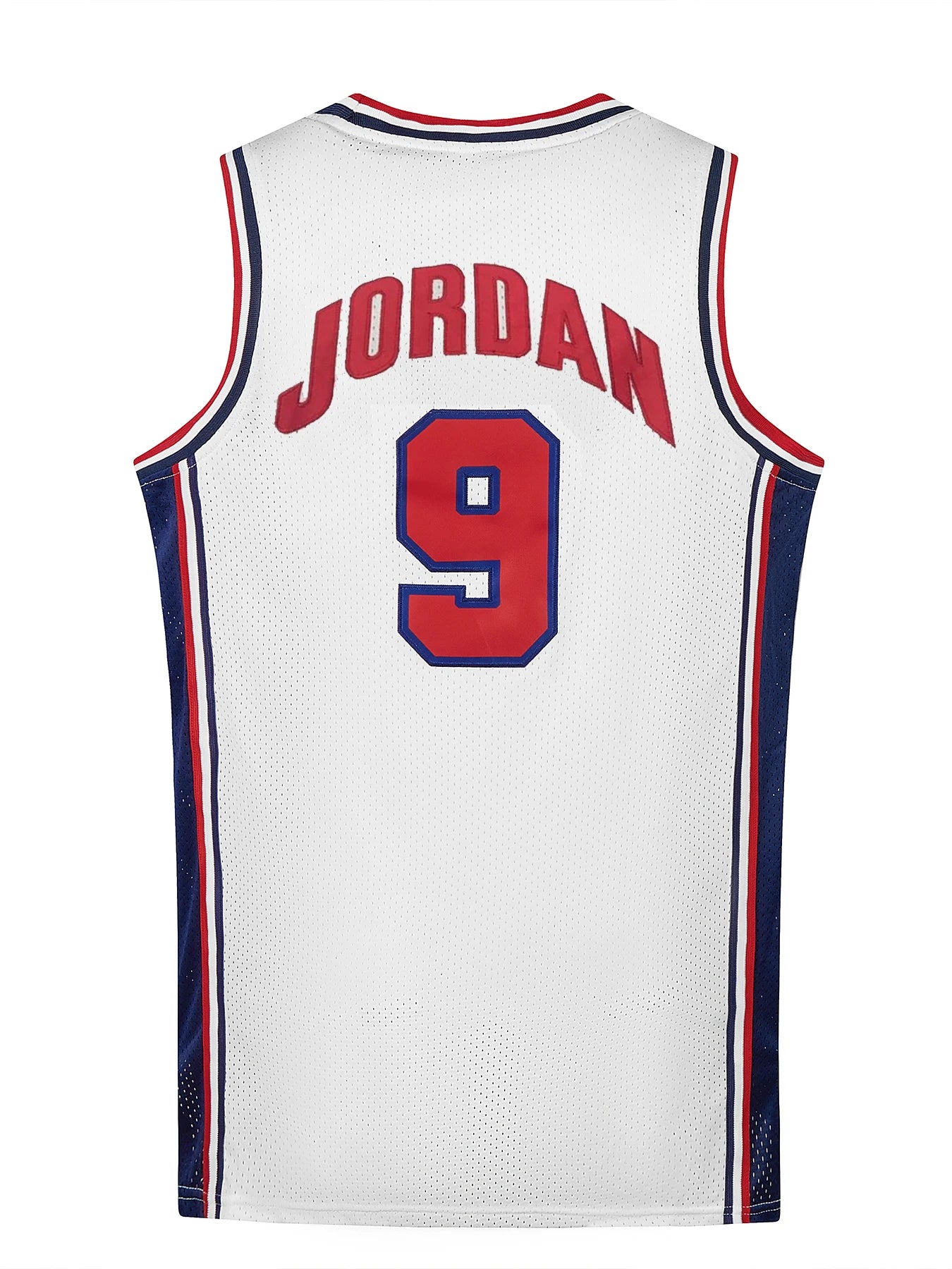 Maillot de basketball respirant pour homme, col rond, sans manches, uniforme d'entraînement pour garçons, t-shirt d'équipe, nouveau design, hauts USA