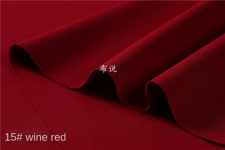 Space Cotton Fabric Thin Clothing Designer Four Sided Elastic Wholesale Cloth Diy Sewing Polyester Spandex Material