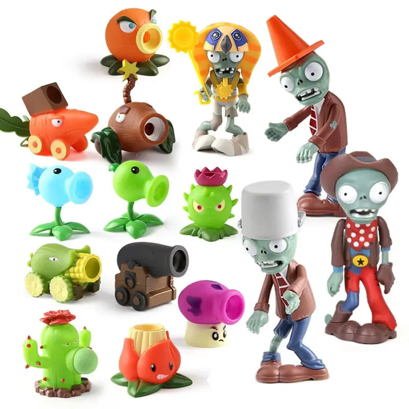 Plantes contre Zombies 2 Jouets Série Anime Original Figurines d'Action Silicone Souple Zombie Anniversaire Noël Nouvel An Cadeau Garçons