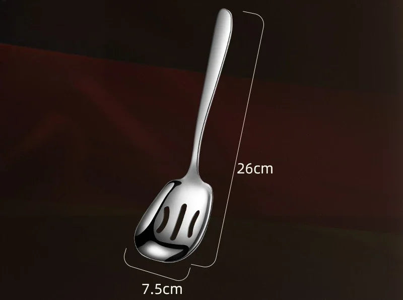 1PC Public Serving Spoon Stainless Steel Serving Spoon Large Spoon Commercial Hotel Restaurant Household Tableware
