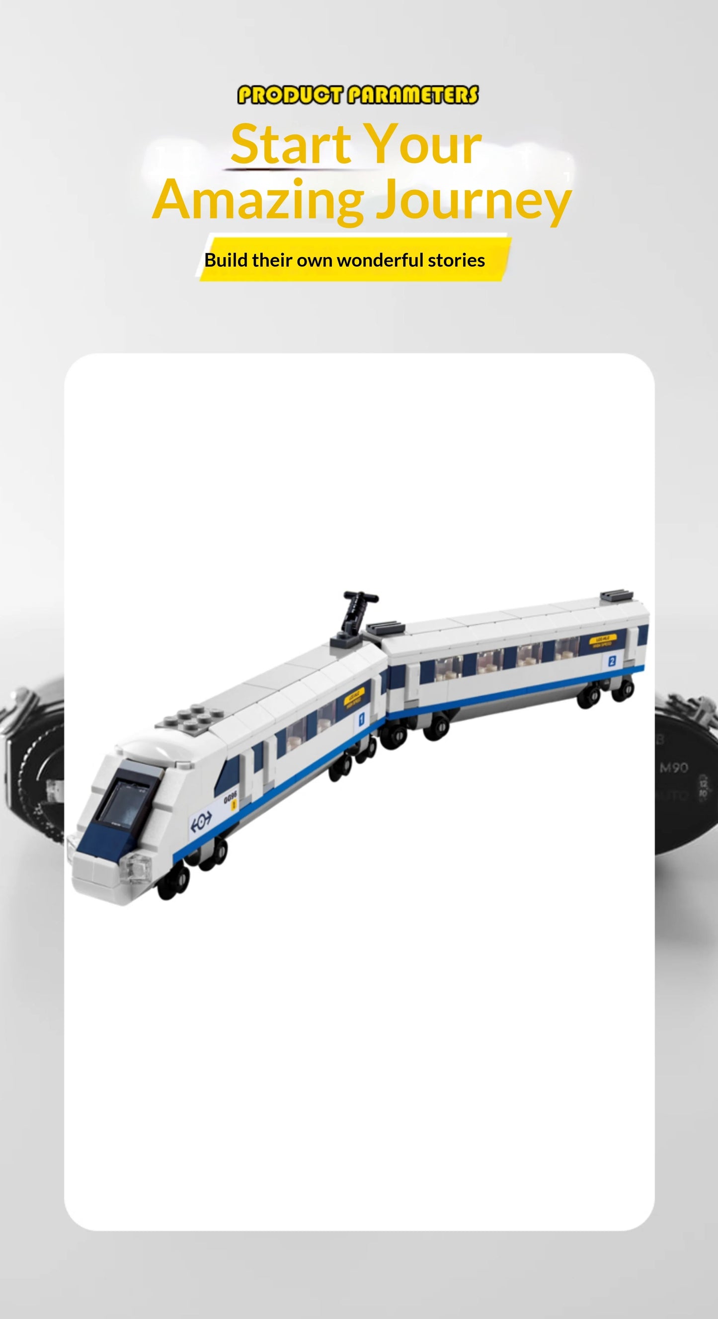 Lego Creative Versatile Series 40518 High Speed Train Boys and Girls Children's Puzzle Building Toy Gift