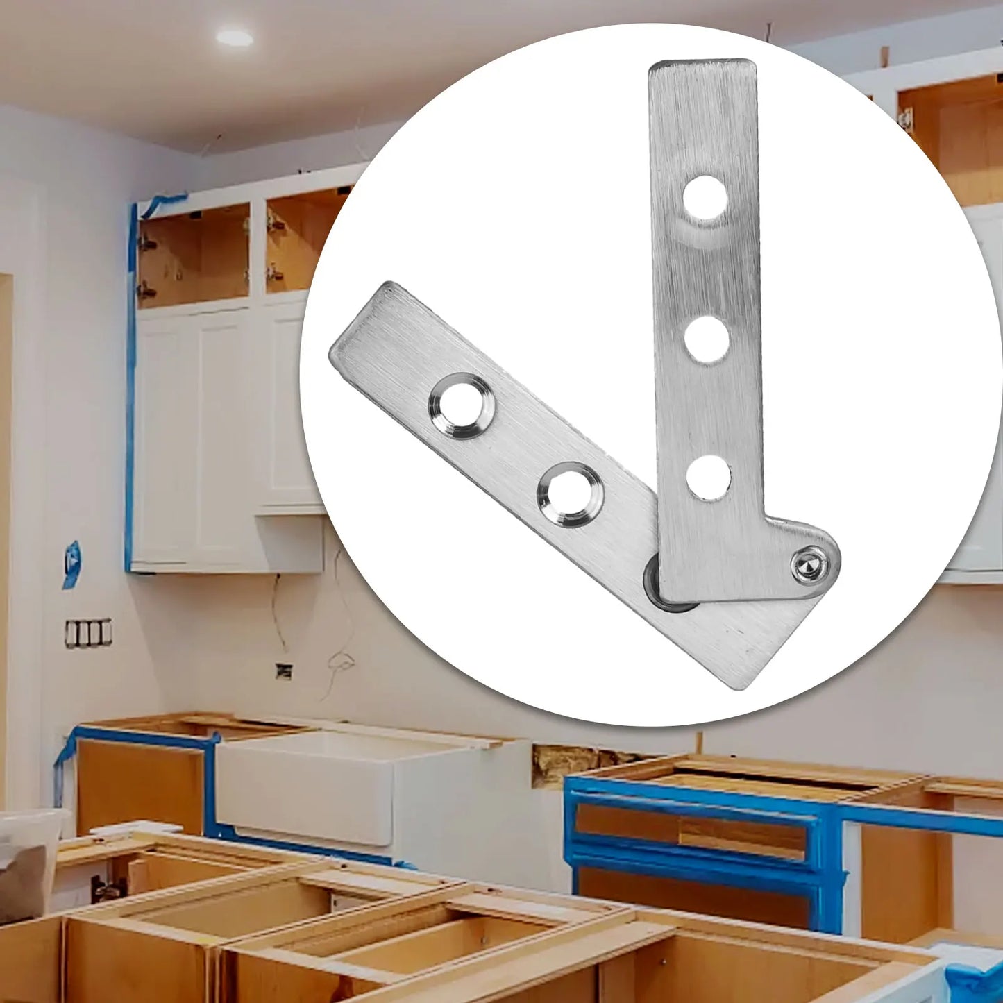 Drehbares Hardware-Drehscharnier aus Edelstahl, Ton, unsichtbare Drehtürscharniere für Personen