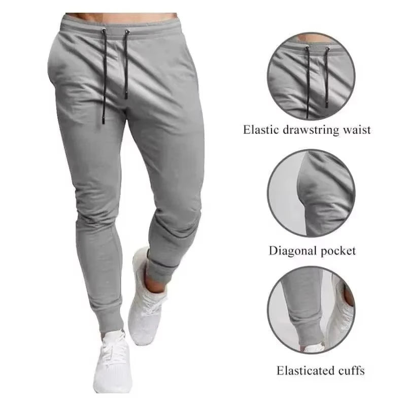 Pantalon de sport décontracté imprimé lettre B pour homme, nouveau modèle 2026, pantalon de course, jogging, entraînement, gym