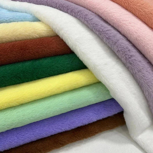 50x50cm 8mm Purple Imitation Otter Rabbit Fur Short Plush Fabric Making   DIY Plush Toys Fabric Display Background Scarf Pillow