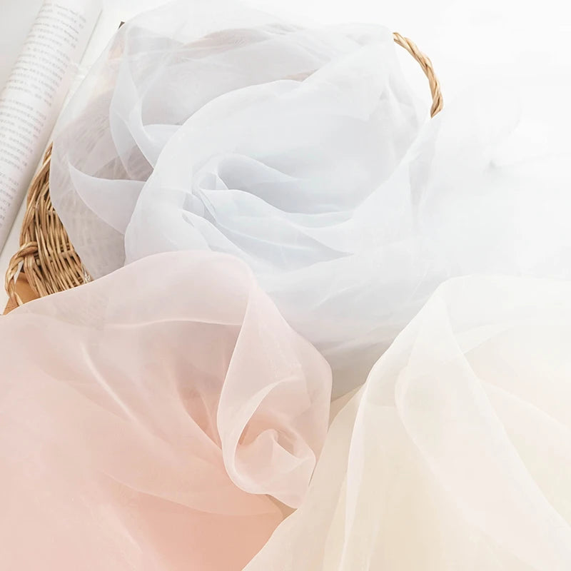 Tissu maillé doux crypté 160x50/500cm pour robes de mariée, décorations de mariage, rideaux en gaze, moustiquaires, tissus pour jupes DIY