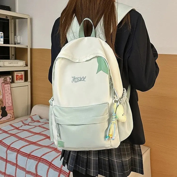 Nouveau Sac à Dos de Collège Imperméable pour Femme, Grande Capacité, Sacs d'École Tendance pour Ordinateur Portable, Joli Sac de Voyage pour Fille, Cool